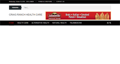 Desktop Screenshot of craigranchhealthcare.com