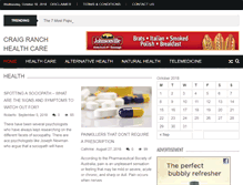 Tablet Screenshot of craigranchhealthcare.com